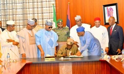 President Bola Tinubu signs four tax bills into law. Credit: State House